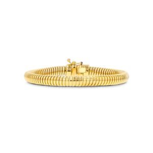 14k Gold Skinny Tubogas Bracelet