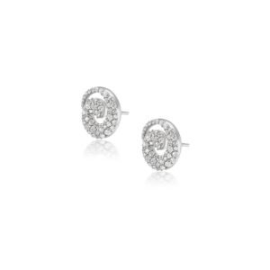 Miramar Cobblestone Diamond Stud Earrings